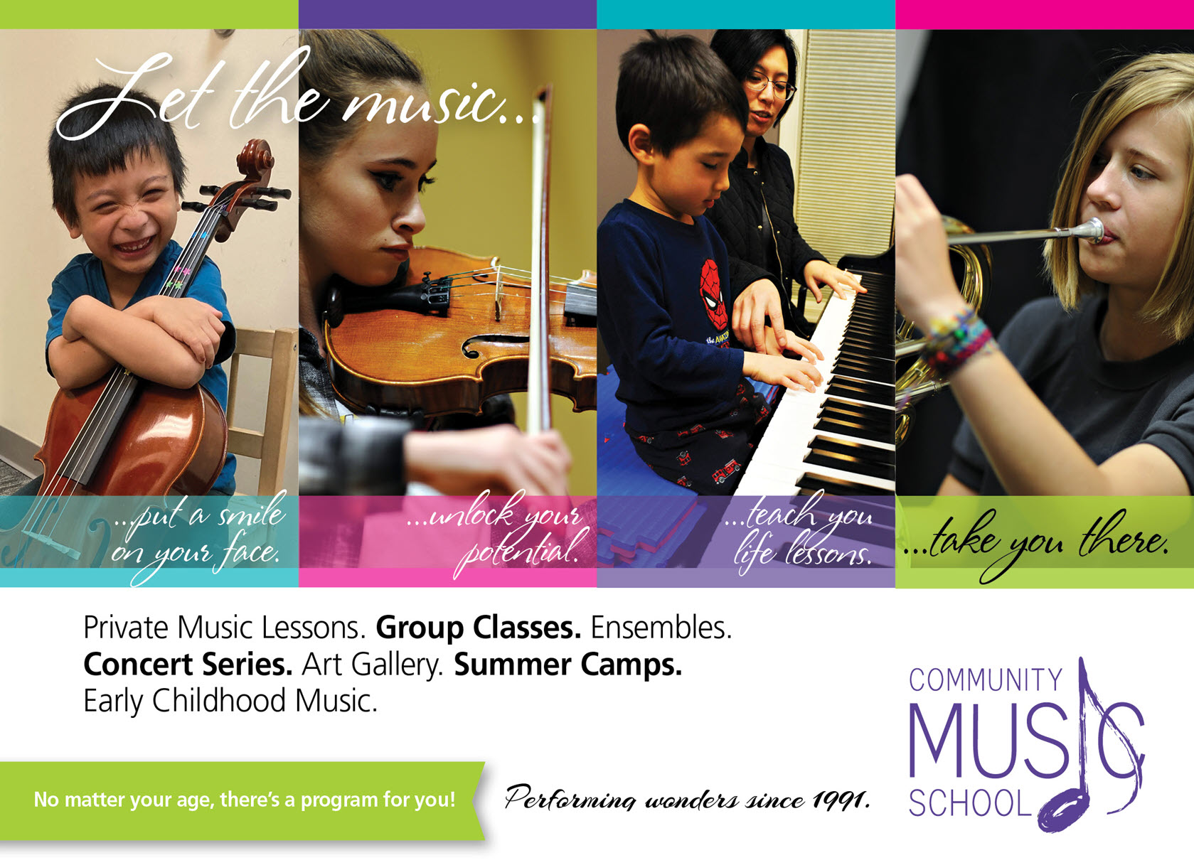 Community Music School Music Programs for All Ages